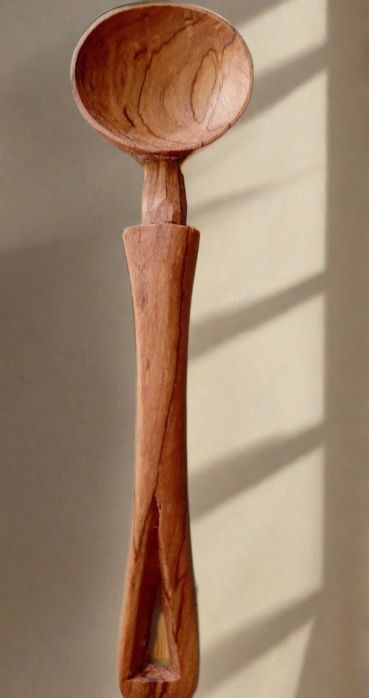 Handcrafted Olive Wood Spoon | Natural Olivewood Utensil