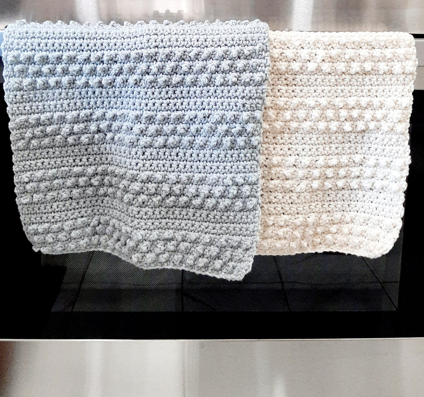 Crochet Kitchen Hanging Towel | 100% Cotton | Handmade