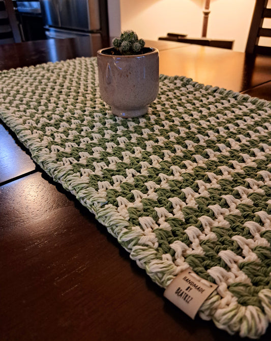 Table Runner -  Crocheted Table Runner