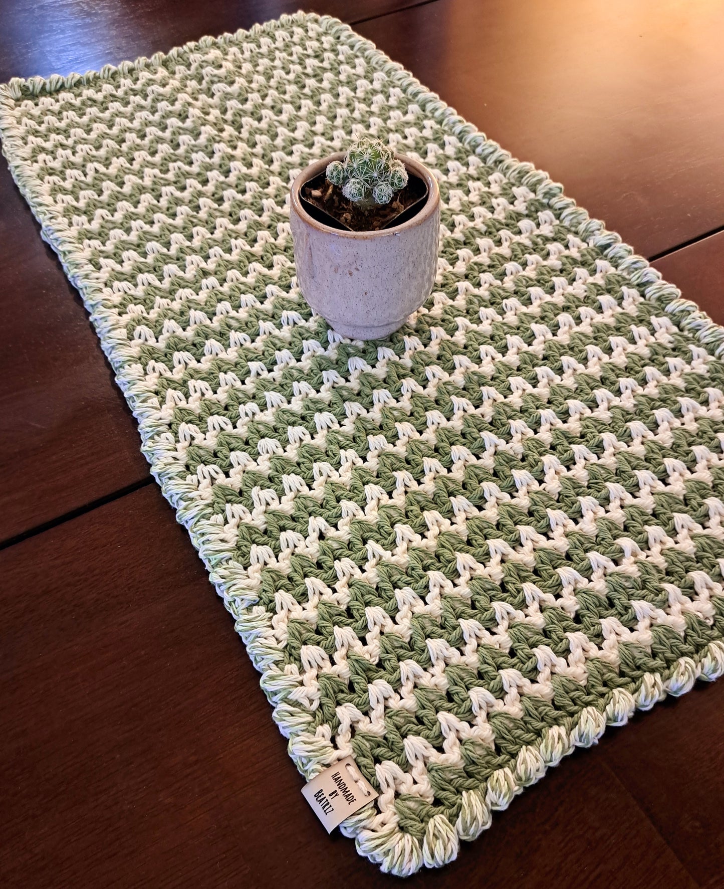 Table Runner -  Crocheted Table Runner